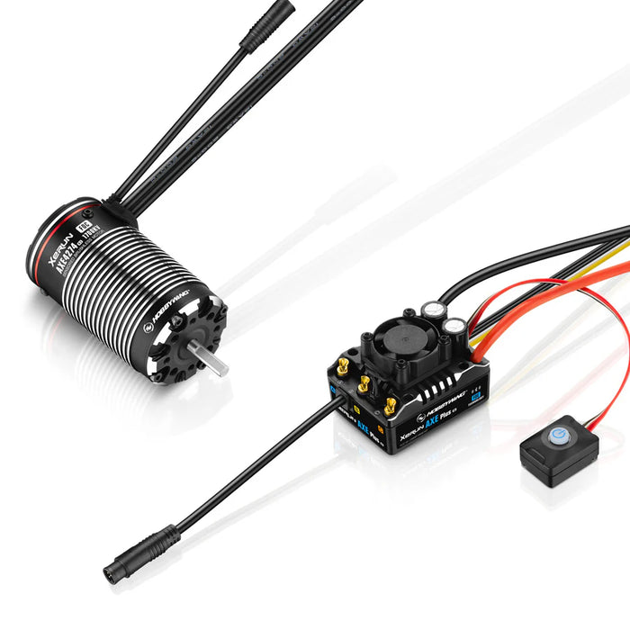 HOBBYWING 38020384 XeRun AXE R3 ESC and 1700KV 4274 SD Sensored Brushless Motor Combo