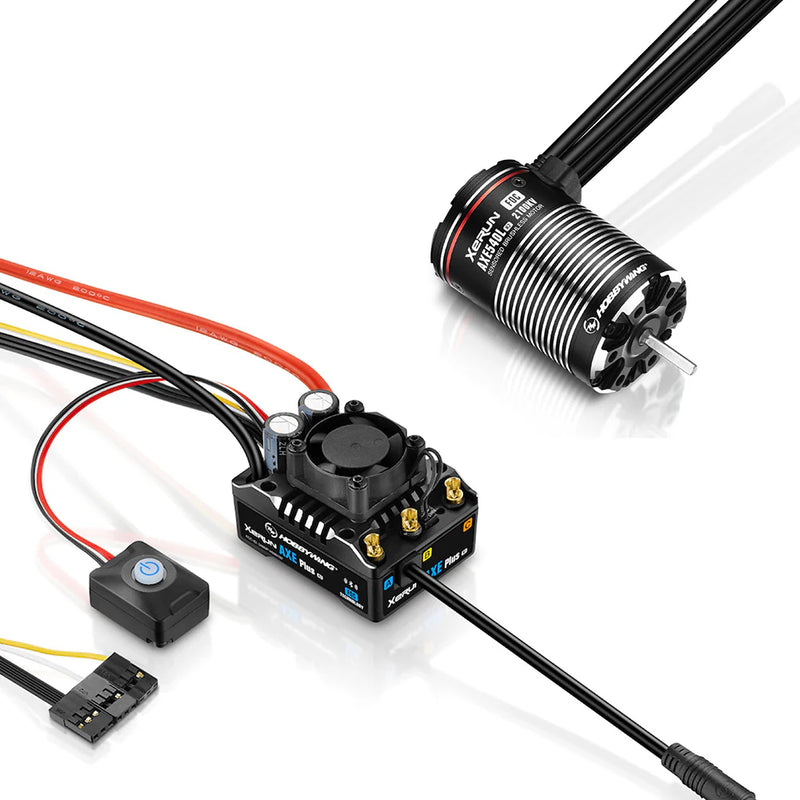 HOBBYWING 38020386 XeRun AXE R3 ESC and 2100KV 540L R2 Sensored Brushless Motor Combo