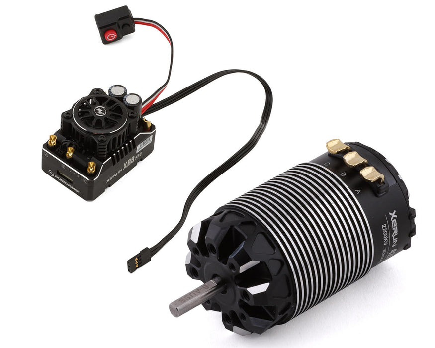 HOBBYWING 38020433 XeRun XR8 Pro G3 ESC and 4268SD G3 Motor 2200KV Sensored Brushless Motor Combo