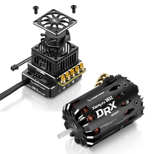 HOBBYWING 38020434 XeRun XR10 ESC and DRX 3652 8500KV Brushless Motor Combo