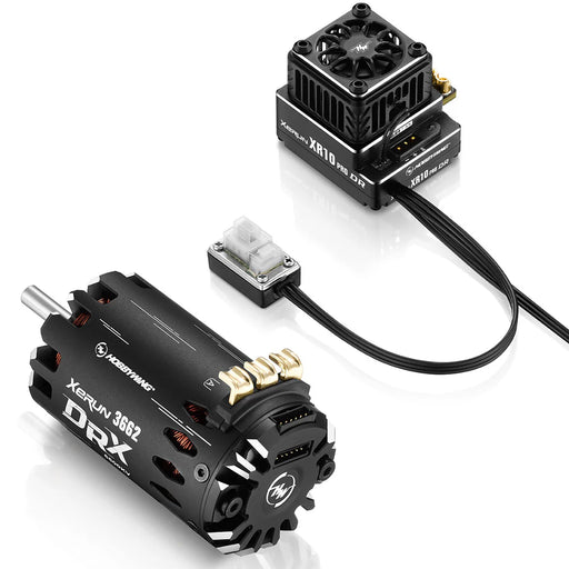 HOBBYWING 38020435 XeRun XR10 ESC and DRX 3662 6500KV Brushless Motor Combo