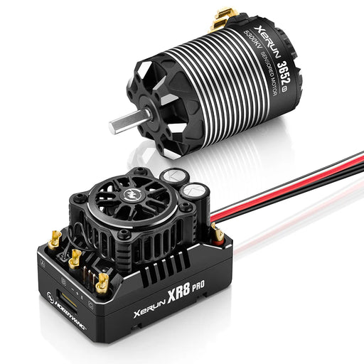 HOBBYWING 38020437 XeRun XR8 Pro G3 ESC and 3652 SD 4500KV G3 Sensored Brushless Motor Combo