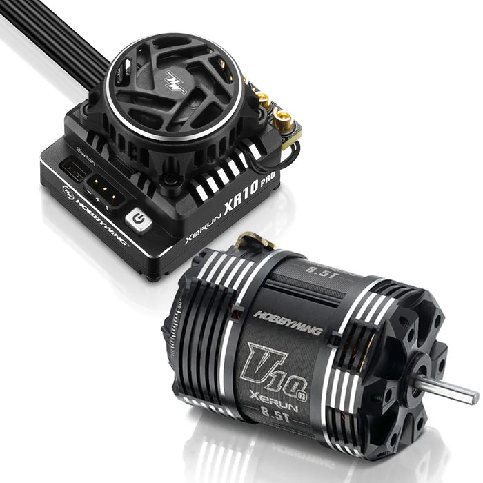 HOBBYWING 38020447 XeRun XR10 Pro G3 ESC and V10 G3 5.5T Brushless Motor Combo