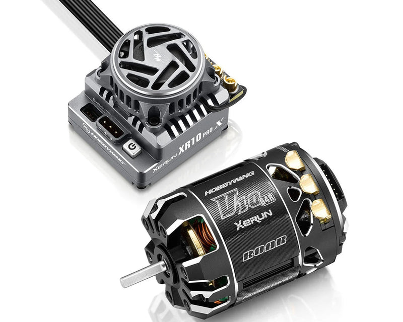HOBBYWING 38020454 XeRun XR10 Pro G3X ESC and V10 G4R 13.5T Brushless Motor Combo