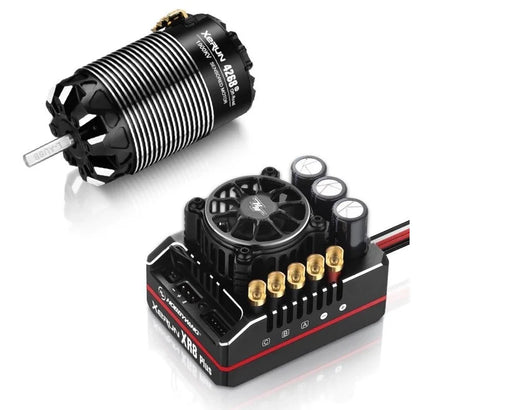 HOBBYWING 38020500 XeRun XR8 Plus G2S ESC and 4268 G3 1900KV Sensored Brushless Motor Combo