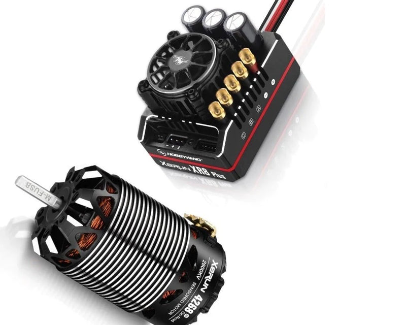 HOBBYWING 38020503 XeRun XR8 Plus G2S ESC and 4268 G3 2800KV Sensored Brushless Motor Combo