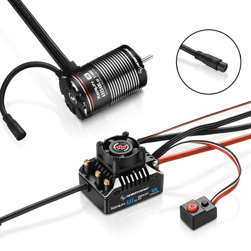 HOBBYWING 38020505 XeRun AXE 540L R2 ESC and 2300KV Brushless Motor Combo with FOC