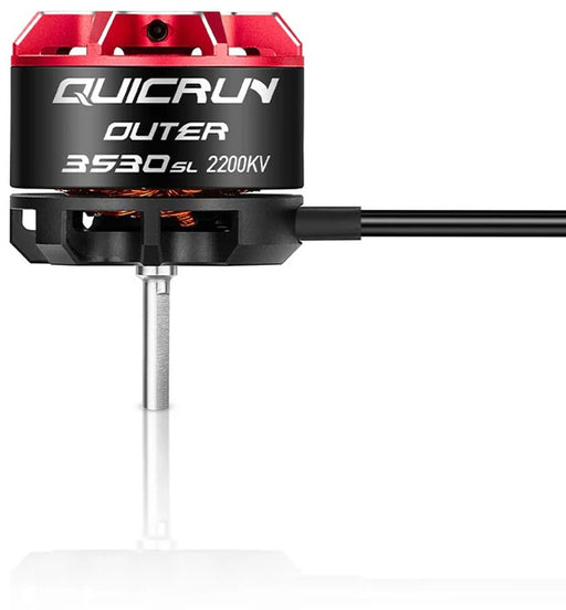 HOBBYWING 38030216 Quicrun WP 10BL80 Crawler & 3530SL 2200KV Outer Motor Combo