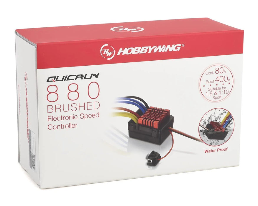 HOBBYWING 880 QuicRun Brushed Waterproof ESC for Dual Motors