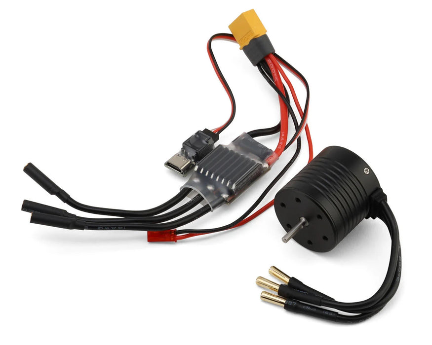 Holmes Hobbies 710100007 CRAWLMASTER 2n1 Brushless Crawler Combo ESC and 540 Stubby 2300Kv 10 Pole Inrunner Motor