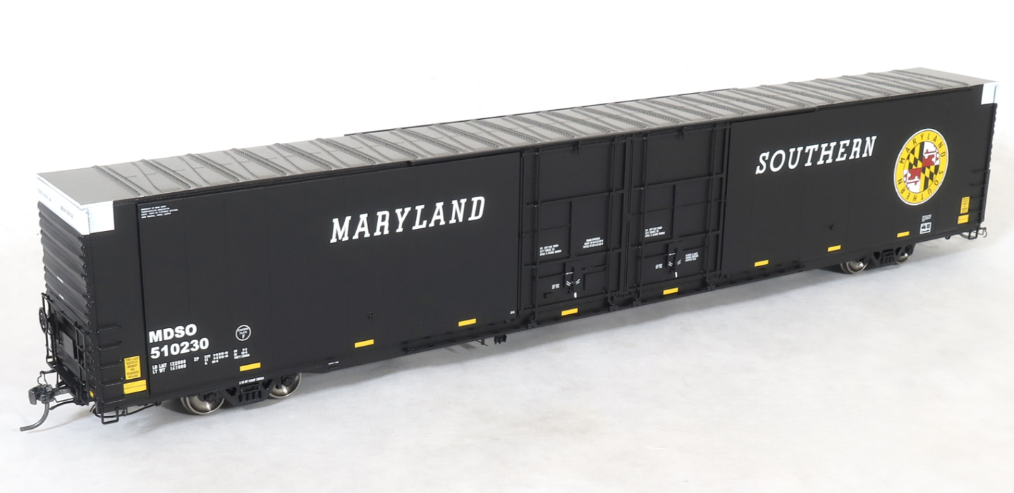 Home Shops HFB-005-001 HO Scale GSC 86' Double Plug Door Boxcar Maryland Southern MDSO 510230