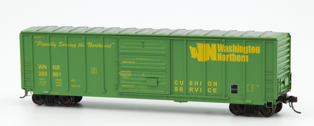 Home Shops HFB-018-001 HO Scale 50' PS 5277 Boxcar Washington Northern WNRR 333801
