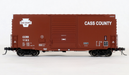 Home Shops HFB-019-002 HO Scale PS 40' Mini Hy Cube Boxcar Cass County CCRR 1188