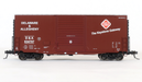 Home Shops HFB-020-002 HO Scale PS 40' Mini Hy Cube Boxcar Delaware and Allegheny D&A 634756