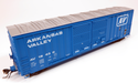 Home Shops HFB-028-001 HO Scale PC&F 5258 50' Double Door Boxcar Arkansas Valley AV 16303