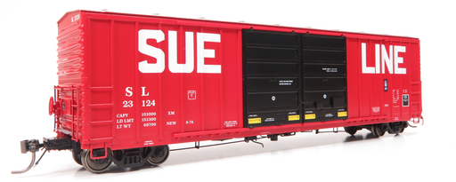 Home Shops HFB-032-003 HO Scale PC&F 5258 50' Double Door Boxcar Sue Line SL 23124