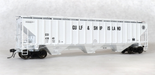 Home Shops HFH-003-004 HO Scale PS 4750 Covered Hopper Gulf and Ship Island GSI 43924