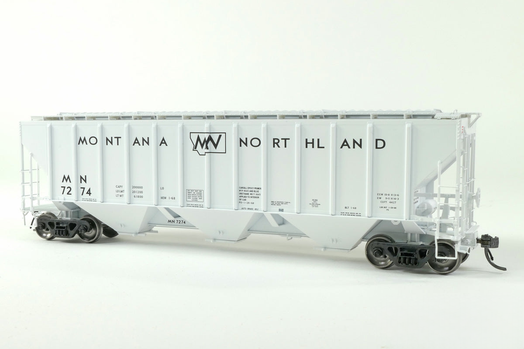 Home Shops HFH-011-002 HO Scale PS 4427 Covered Hopper Montana Northland MN 7425