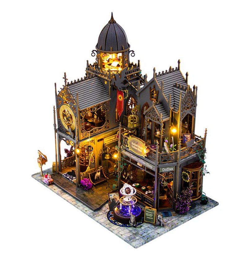 Hongda L2401 Huoluo Magic Castle Large Wooden DIY Dollhouse