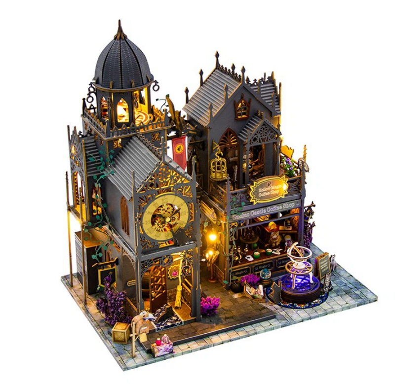 Hongda L2401 Huoluo Magic Castle Large Wooden DIY Dollhouse