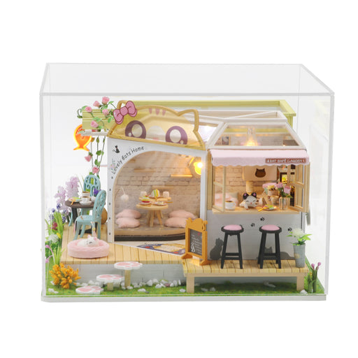 Hongda M2111Z Cat Cafe Garden with Dust Cover