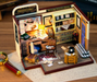 Hongda PC2308 Detective Lodge - Rocky Detective Agency DIY Wooden Dollhouse