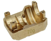 Hot Racing HRATRXF12CH01 Heavy 70g Brass Differential Cover for Traxxas TRX-4