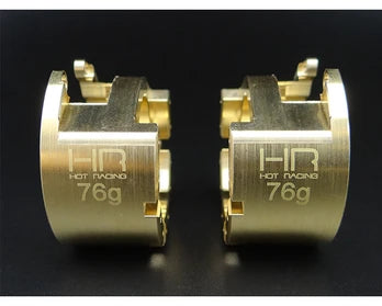 Hot Racing HRATRXF21HKW Heavy 76g Brass Knuckle Weight  for Traxxas TRX-4