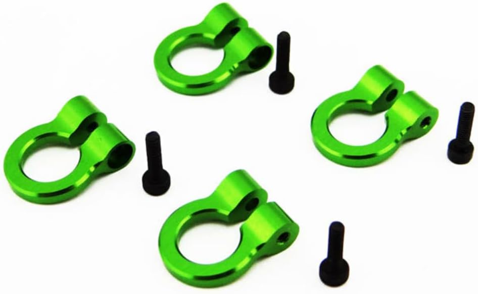 Hot Racing HRAACC80805 Green 1/10 Tow Shackles D-Ring