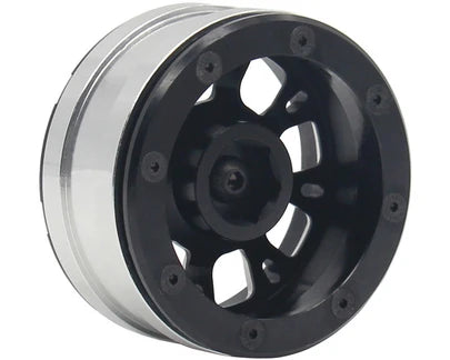 Hot Racing HRABLW19SLC01 1.9 Billet Aluminum Wheels 4 Pack