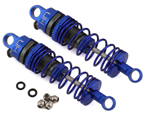Hot Racing HRAMTT52DP01 Losi Mini-T 2.0 Blue Aluminum Front Threaded Shock Set (1 Pair)