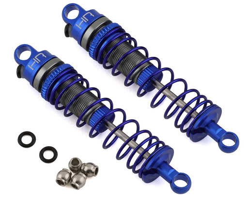Hot Racing HRAMTT62DP01 Losi Mini-T 2.0 Blue Aluminum Rear Threaded Shock Set (1 Pair)