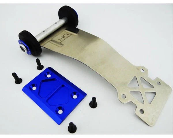 Hot Racing HRASTE13306 Stainless Wheelie Bar for Stampede Rustler