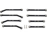 Hot Racing HRASXTF133HFJ01 Aluminum High Clearance 4 Links Set for (133.7mm) SCX 24