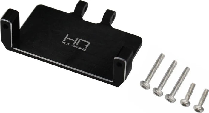 Hot Racing HRASXTF24M01 Black Aluminum Servo Mount for SCX10