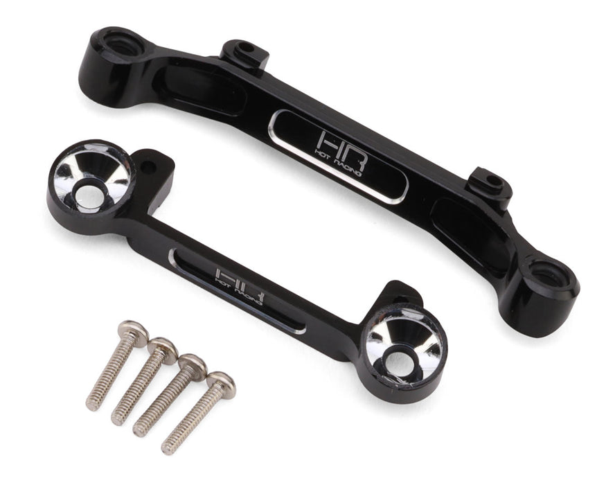 Hot Racing HRASXTY03WL01 Axial SCX30 Wrangler Aluminum LED Light Bucket/Chassis Braces Set