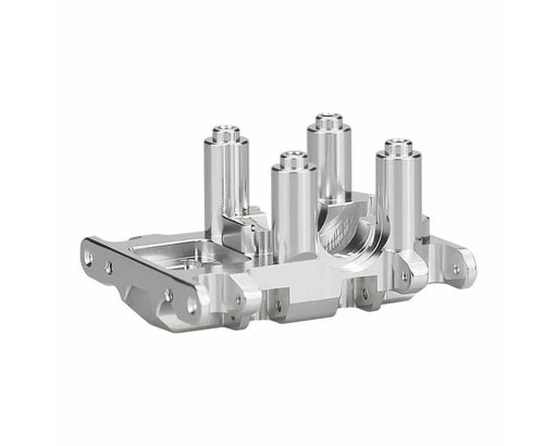 Hot Racing HRASXTY38LH08 Axial SCX30 CNC-Machined Silver Aluminum Skid Plate