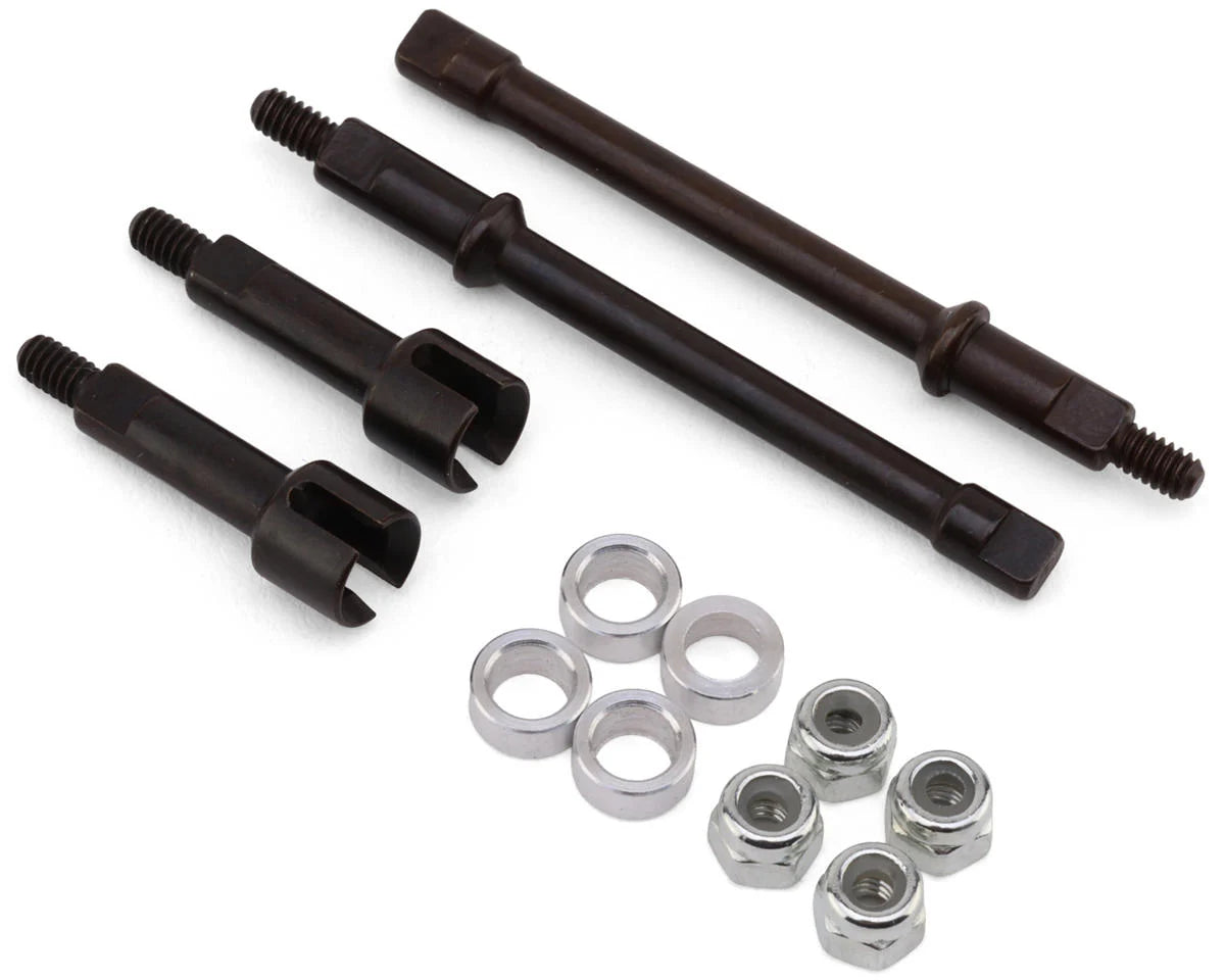 Hot Racing HRASXTY39AW02 Axial SCX30 +2mm Wide CNC-Machined Hardened S ...