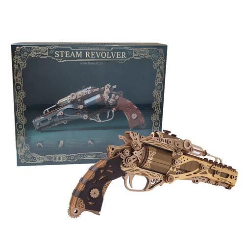 HowCat S834 Steam Punk Revolver - Gold