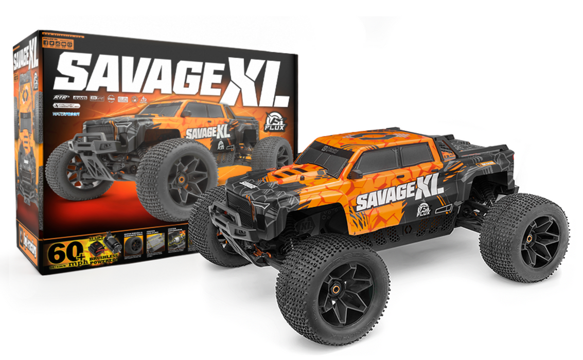 HPI 160103 1/8 4x4 Savage XL Flux V2 GTXL-6 Monster Truck RTR