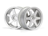 HPI 160752 TE37 Wheel 26mm Matte Chrome (3mm Offset)
