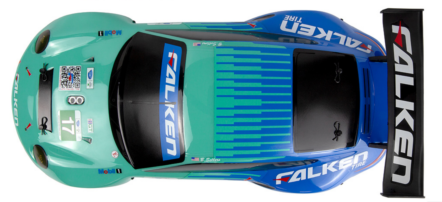 HPI 160781 1/10 Electric Sport 3 Porsche 911 GT3 RSR Falken - Flux