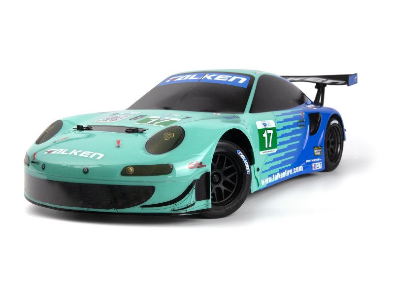 HPI 160782 Porsche 911 GT3 RSR Falken Painted Body (206mm/210mm)