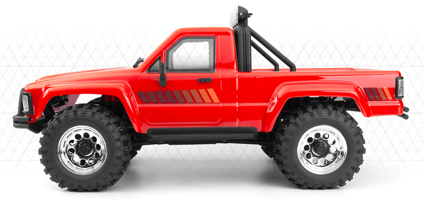 HPI 160801 1/18 Red Venture18 1985 Toyota Hilux SR5 Brushed
