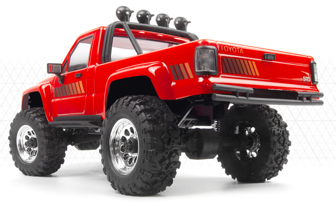 HPI 160801 1/18 Red Venture18 1985 Toyota Hilux SR5 Brushed