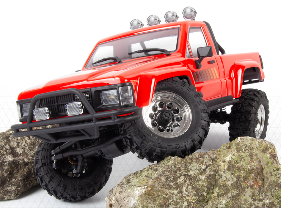HPI 160801 1/18 Red Venture18 1985 Toyota Hilux SR5 Brushed