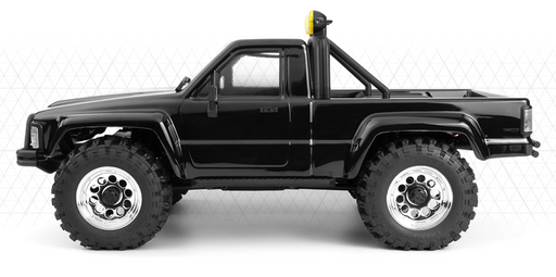 HPI 160800 1/18 Black Venture18 1985 Toyota Hilux SR5 Brushed
