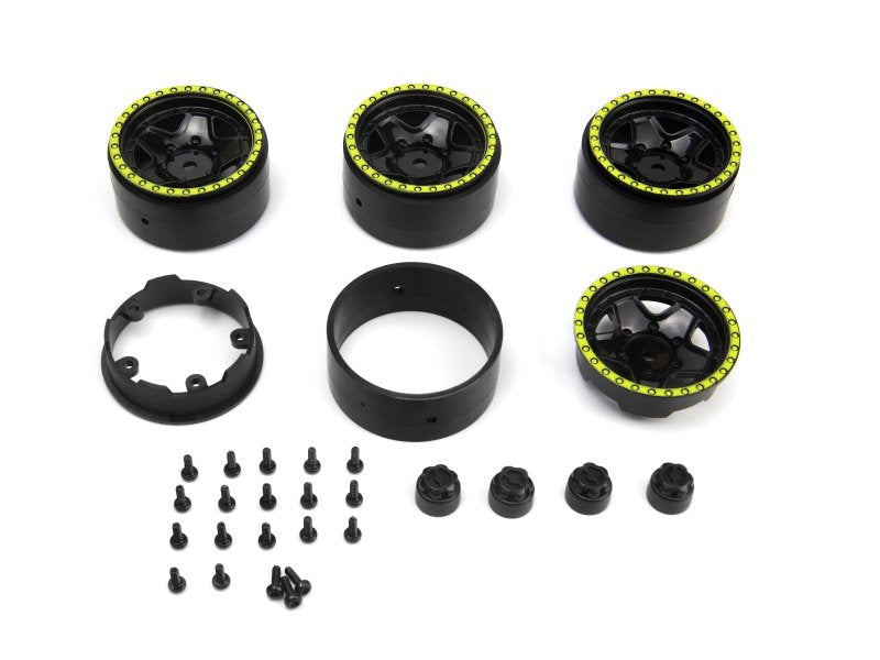 HPI 160866 CL-5 Beadlock Wheel 1.2in (Green/4 Pack)