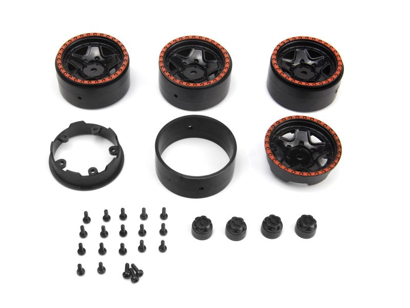 HPI 160867 CL-5 Beadlock Wheel 1.2in (Red/4 Pack)