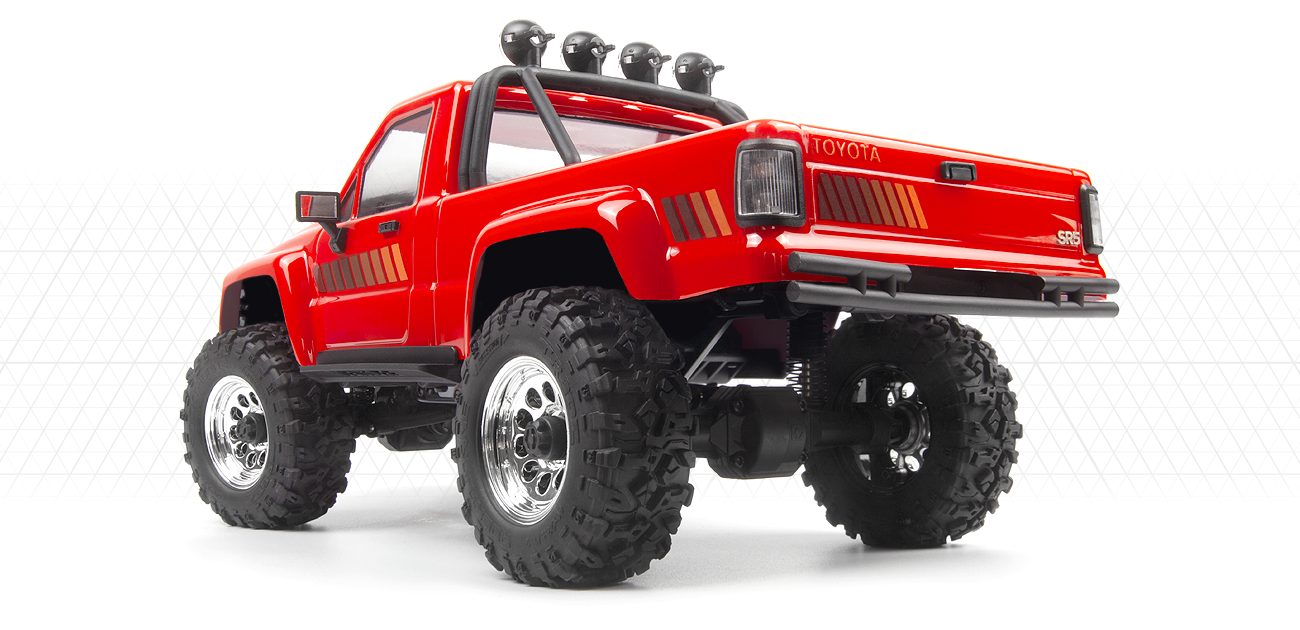 HPI 160969 Venture18 Flux 1985 Toyota Hilux SR5 - Red (Trail Version)